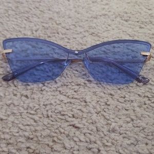 Blue sunglasses